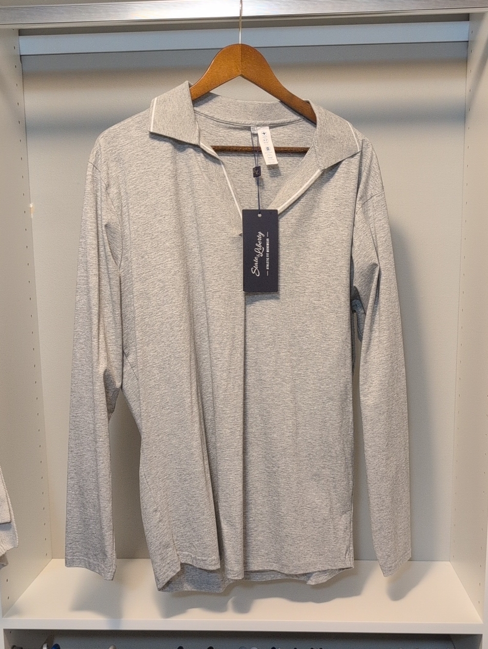 Men's State & Liberty Long Sleeve NWT - Size 2XL - Grey